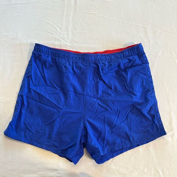 L.L. Bean Other - Vintage LL bean Swim Trunks Blue Red Made In USA Size Medium Swim Shorts